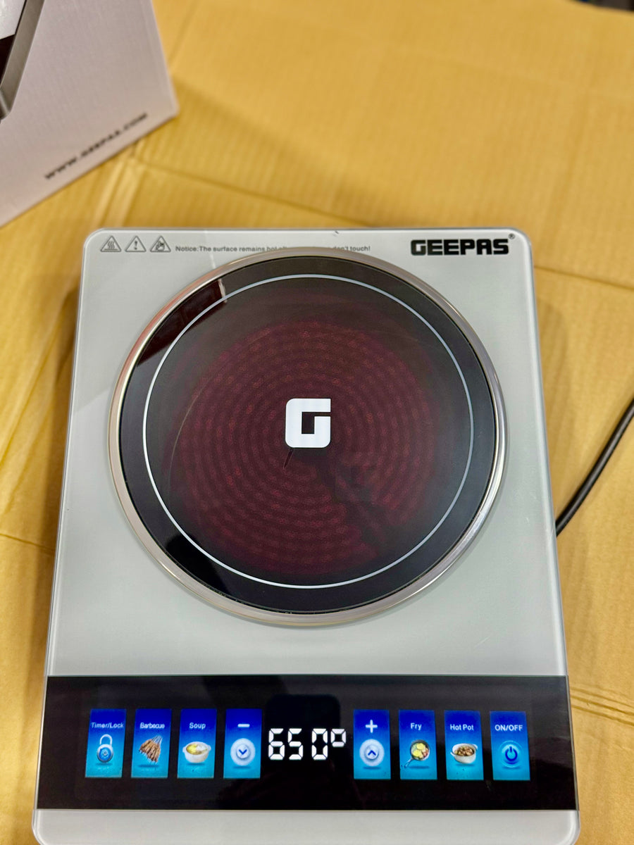 Geepas 2200W Digital Infrared Cooker GIC33030P | Electric Hot Plate GM Electronic