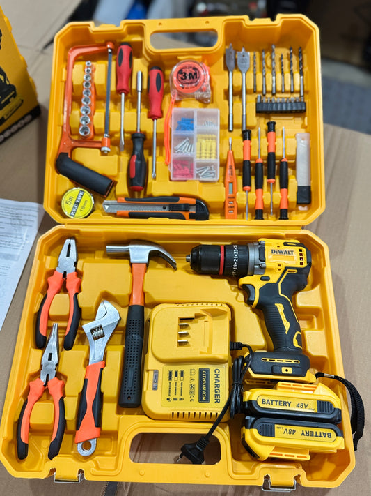 Cordless Drill Machine Tool Kit SPER-BLS48 GM Electronic
