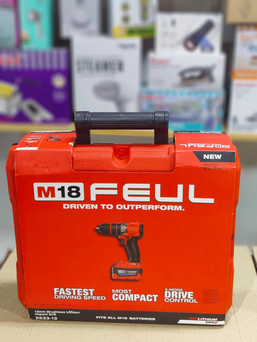 Milwaukee M18 FUEL Style Cordless Impact Drill Kit (13mm Metal Chuck, 2x M88 Batteries)