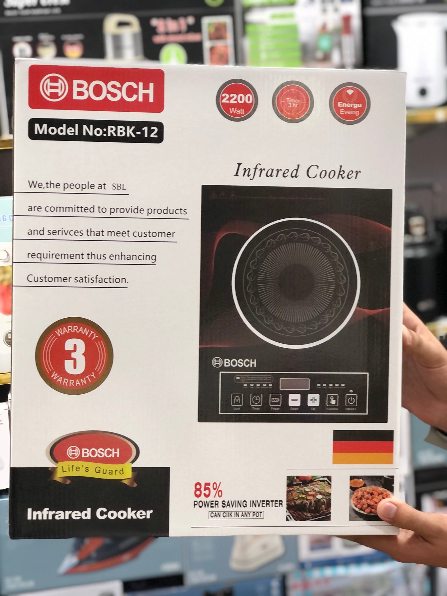 Bosch RBK-12 Infrared Cooker 2200W