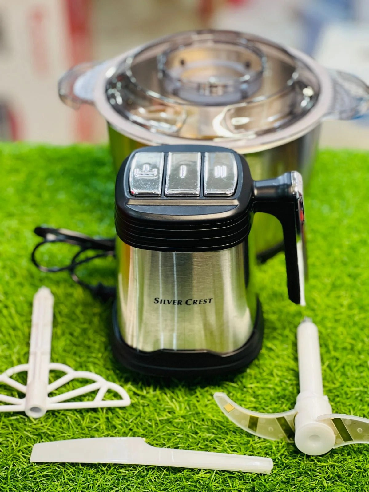 ilver Crest Food Chopper 3.5L – 2000W Electric Meat Grinder & Multi-Shredder