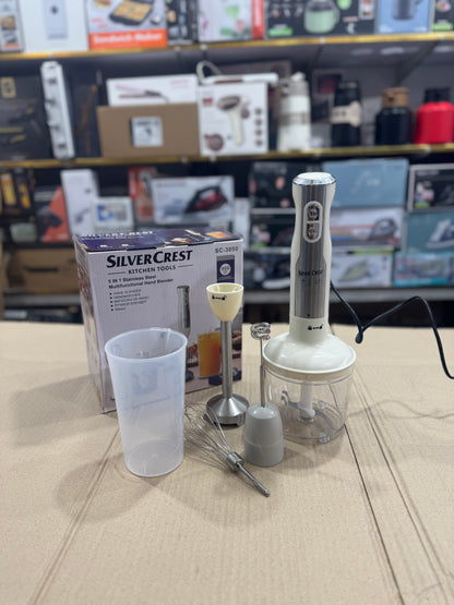 SilverCrest 5-in-1 Hand Blender SC-3050 | 900W Electric Immersion Set GM Electronic