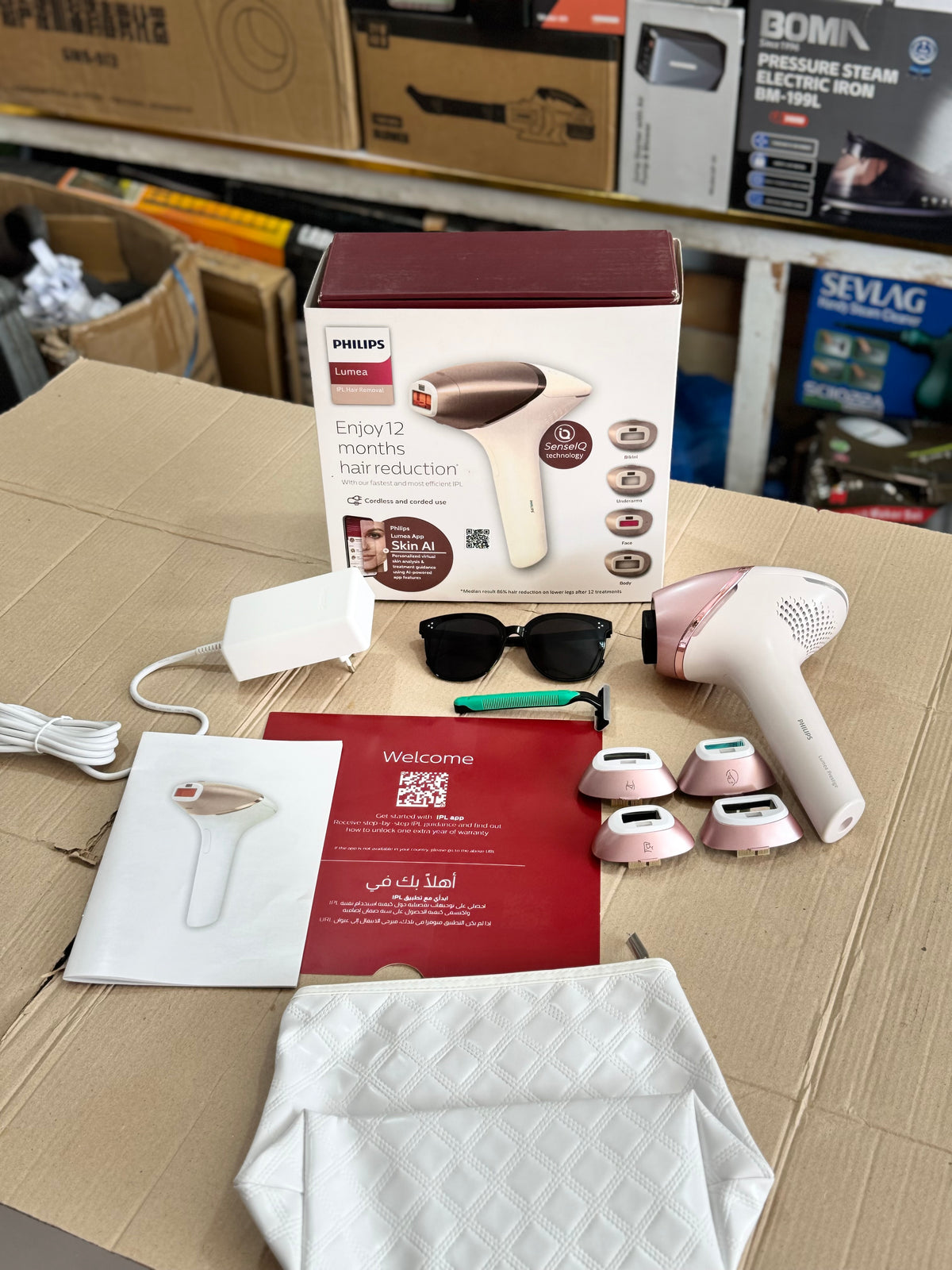 Philips Lumea 9900 Series ipl Hair Removal With One Year Warrantry Quetta Imports