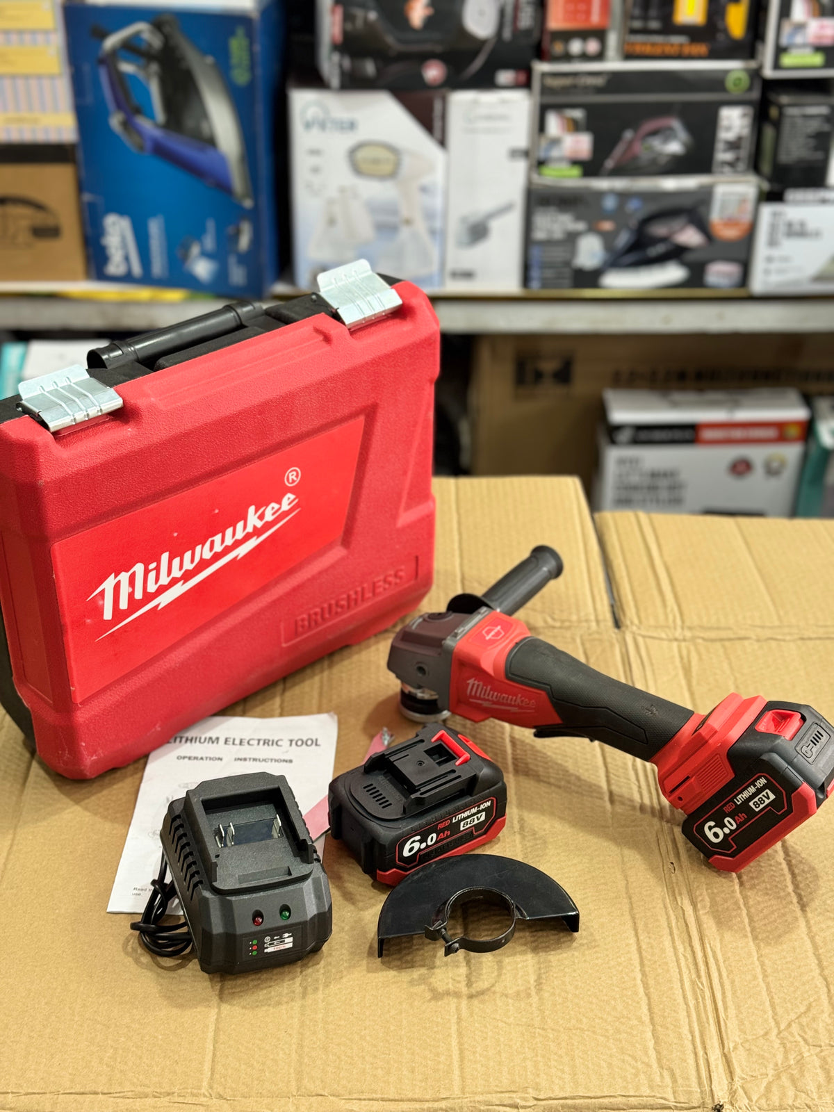 Milwaukee Commercial 5-Inch Cordless Angle Grinder GM Electronic