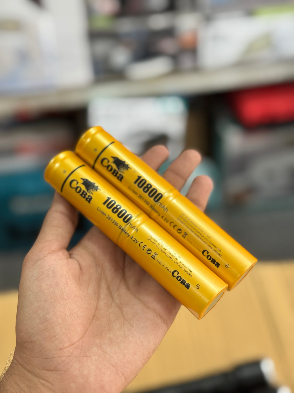 COBA CB-2074-2 LED Flashlight 2 Pc GM Electronic