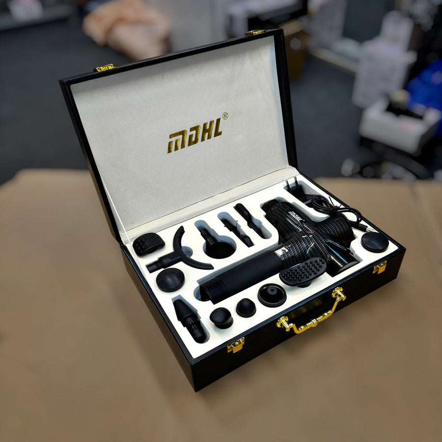Imported MDHL 12-in-1 Powerful Massager with Leather Case Quetta Imports