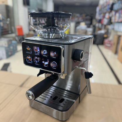 Uakeen Espresso Coffee Machine with Grinder ZL-1509 - GM Electronic
