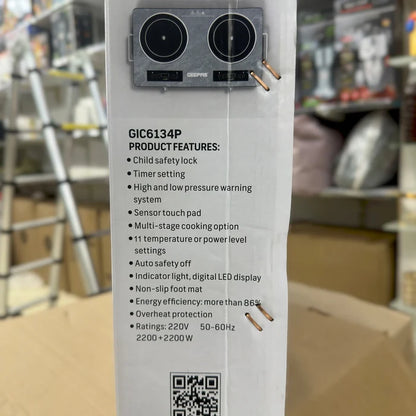 Geepas GIC6134P 4400W Digital Infrared Double Cooker
