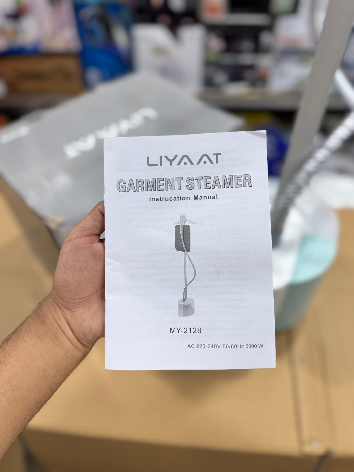 Liyaat Garment Steamer with Stand (MY-2128) GM Electronic