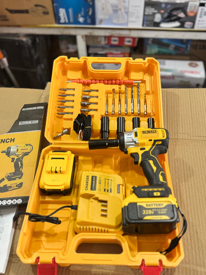 DeWalt Style 328V Brushless Cordless Impact Wrench Set GM Electronic