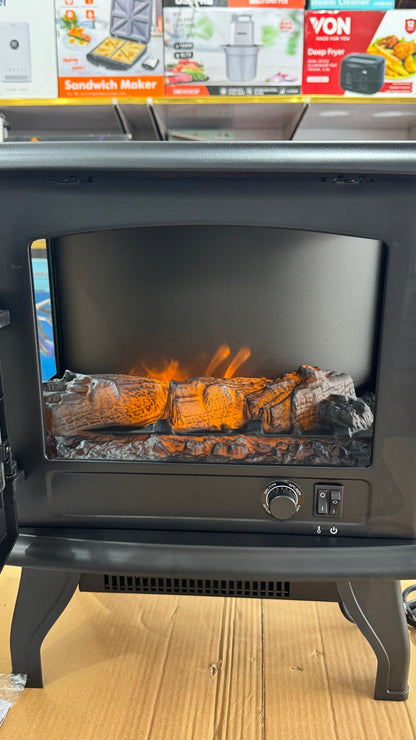 Danasd Electric Fireplace Heater with Flame Effect (SC507-17) GM Electronic