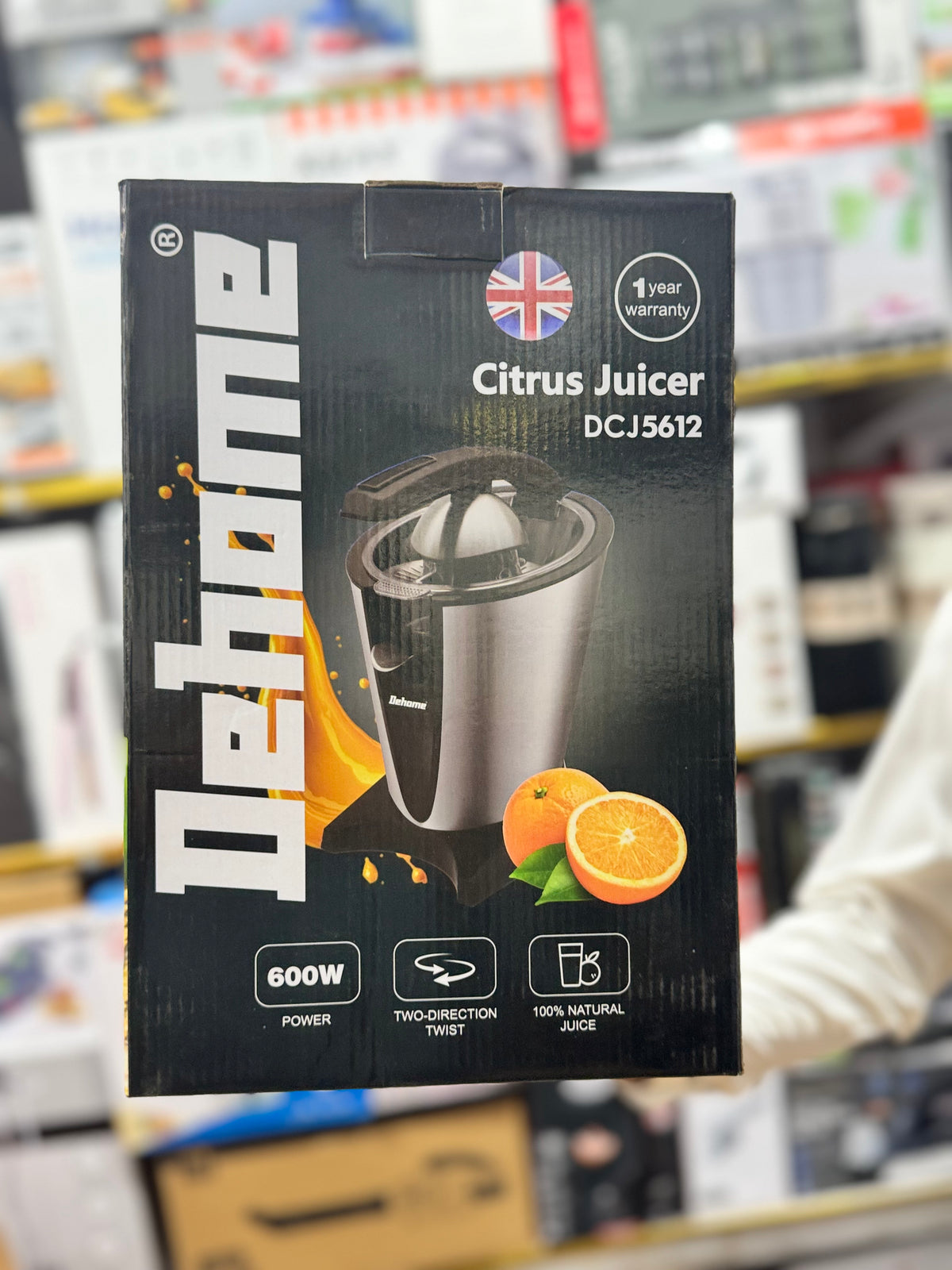 Dehome 600W Electric Citrus Juicer (DCJ5612) GM Electronic