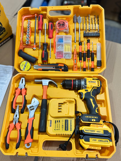Cordless Drill Machine Tool Kit SPER-BLS48 GM Electronic
