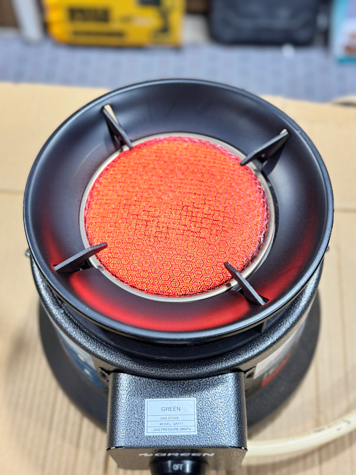 Green GR777 Single Burner Gas Stove