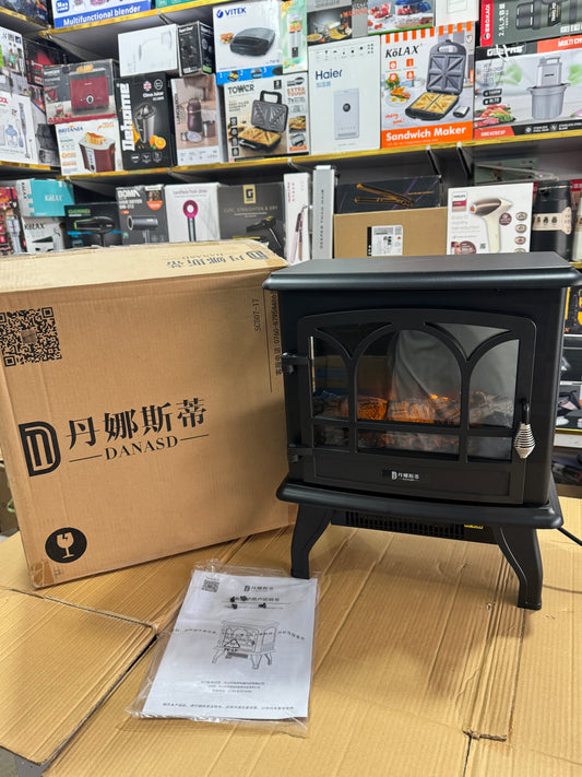 Danasd Electric Fireplace Heater with Flame Effect (SC507-17) GM Electronic