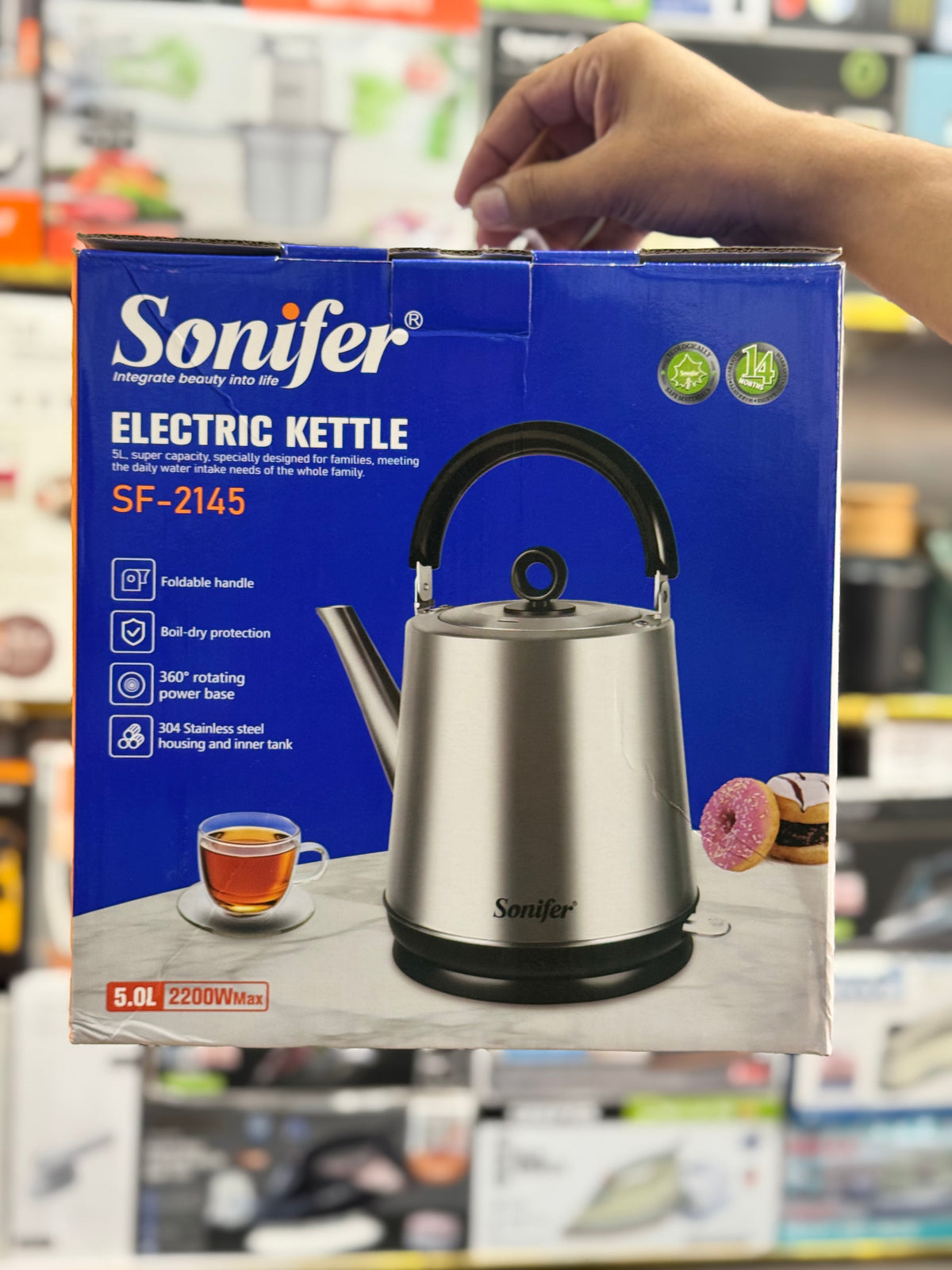 Sonifer SF-2145 5L Electric Kettle GM Electronic