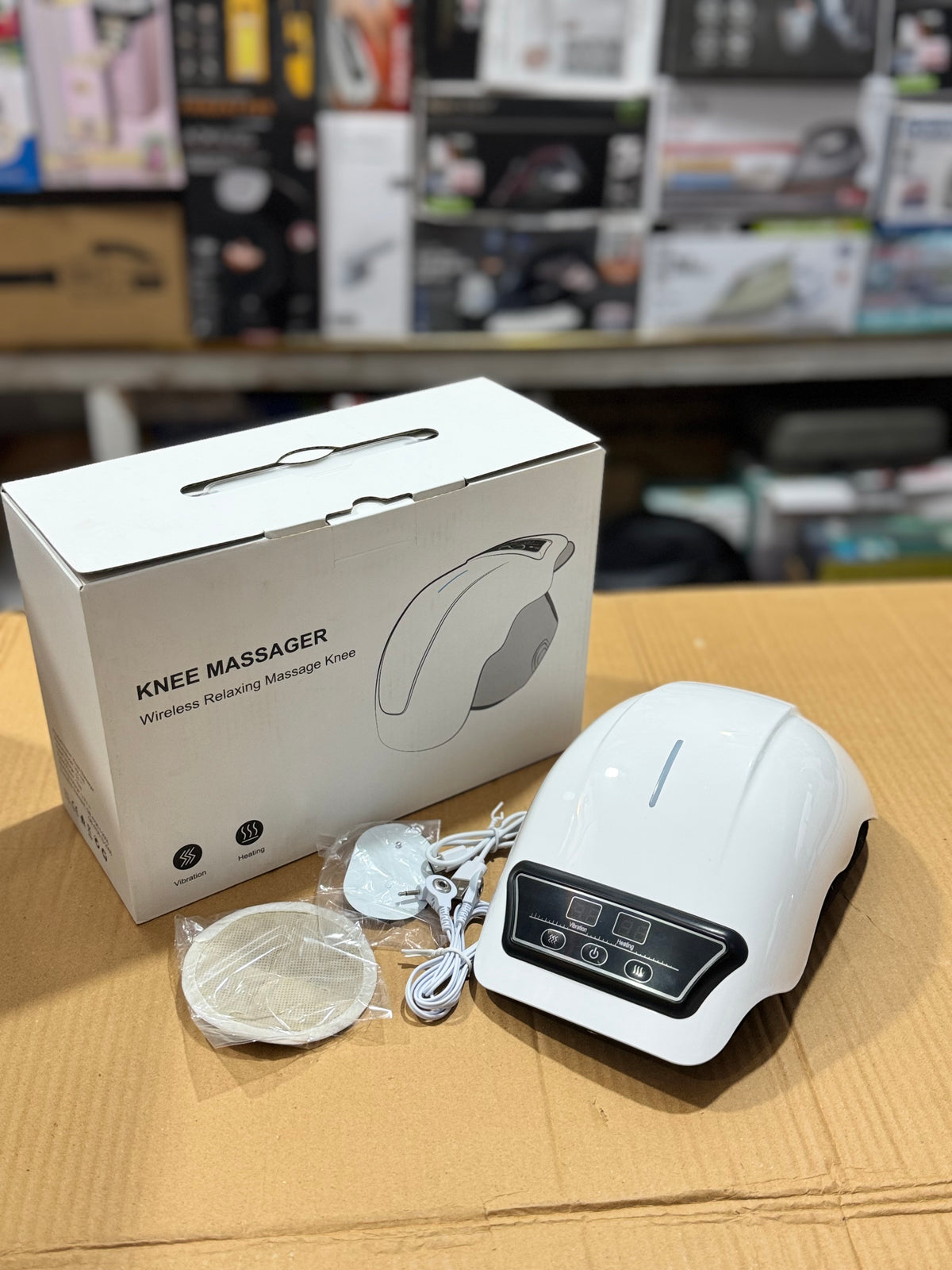 Wireless Knee Massager with Heat and Vibra GM Electronic