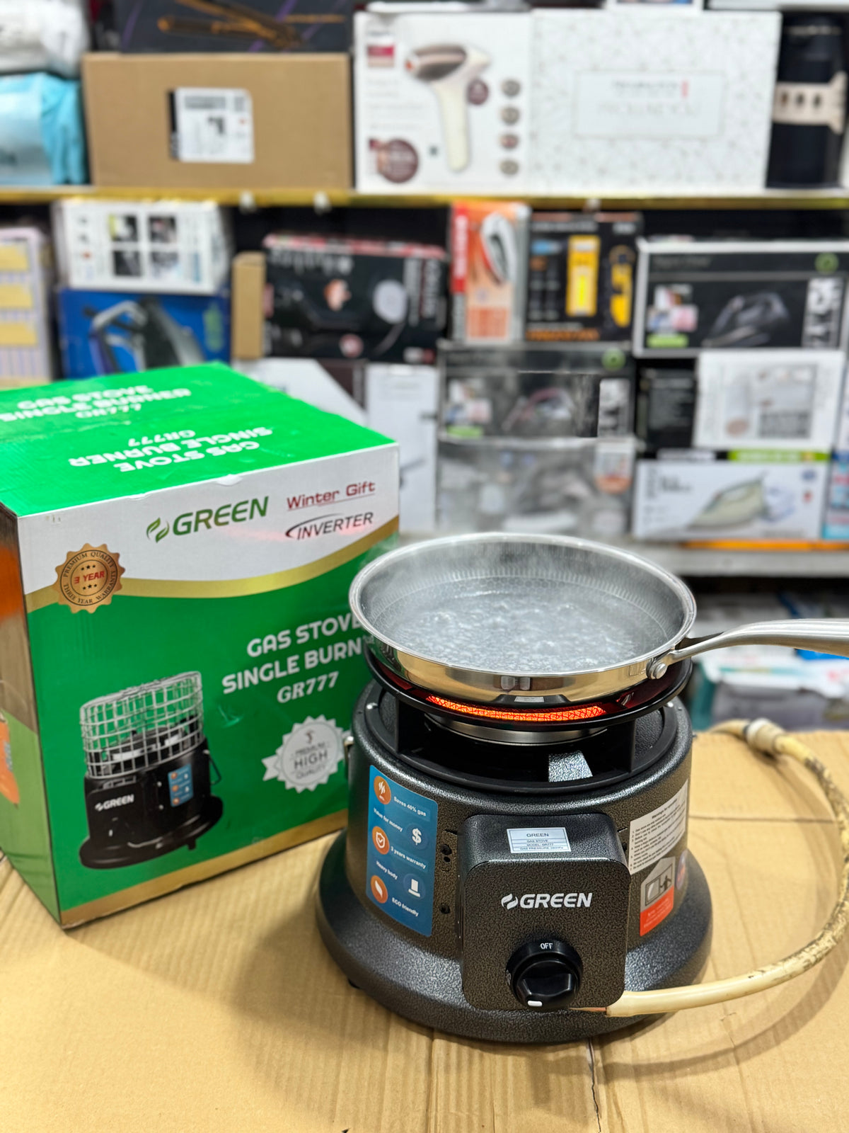 Green GR777 Single Burner Gas Stove