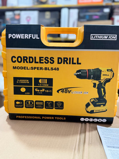 Cordless Drill Machine Tool Kit SPER-BLS48 GM Electronic