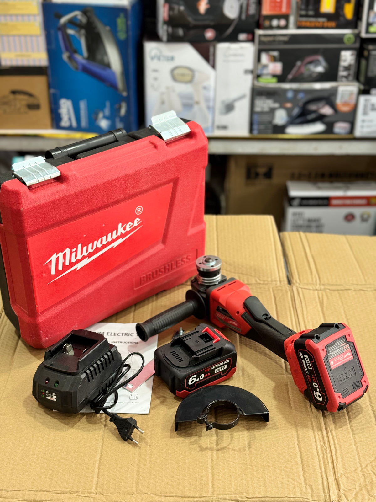 Milwaukee Commercial 5-Inch Cordless Angle Grinder GM Electronic