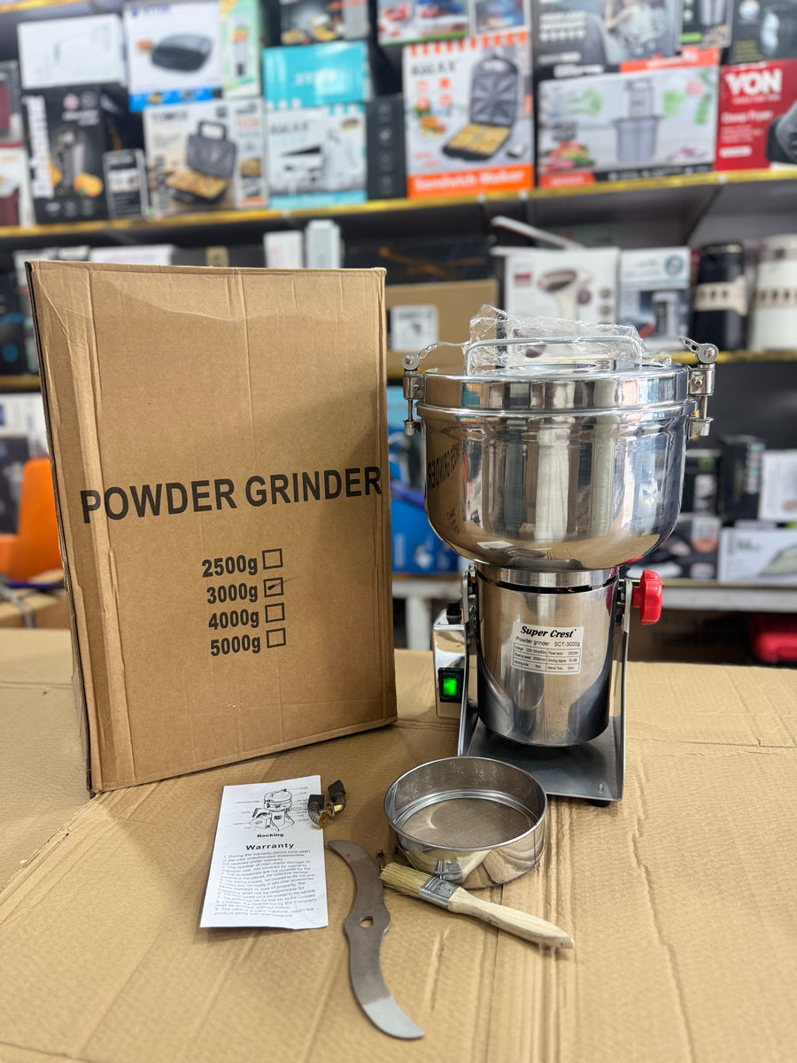 Super Crest 3000g Powder Grinder GM Electronic