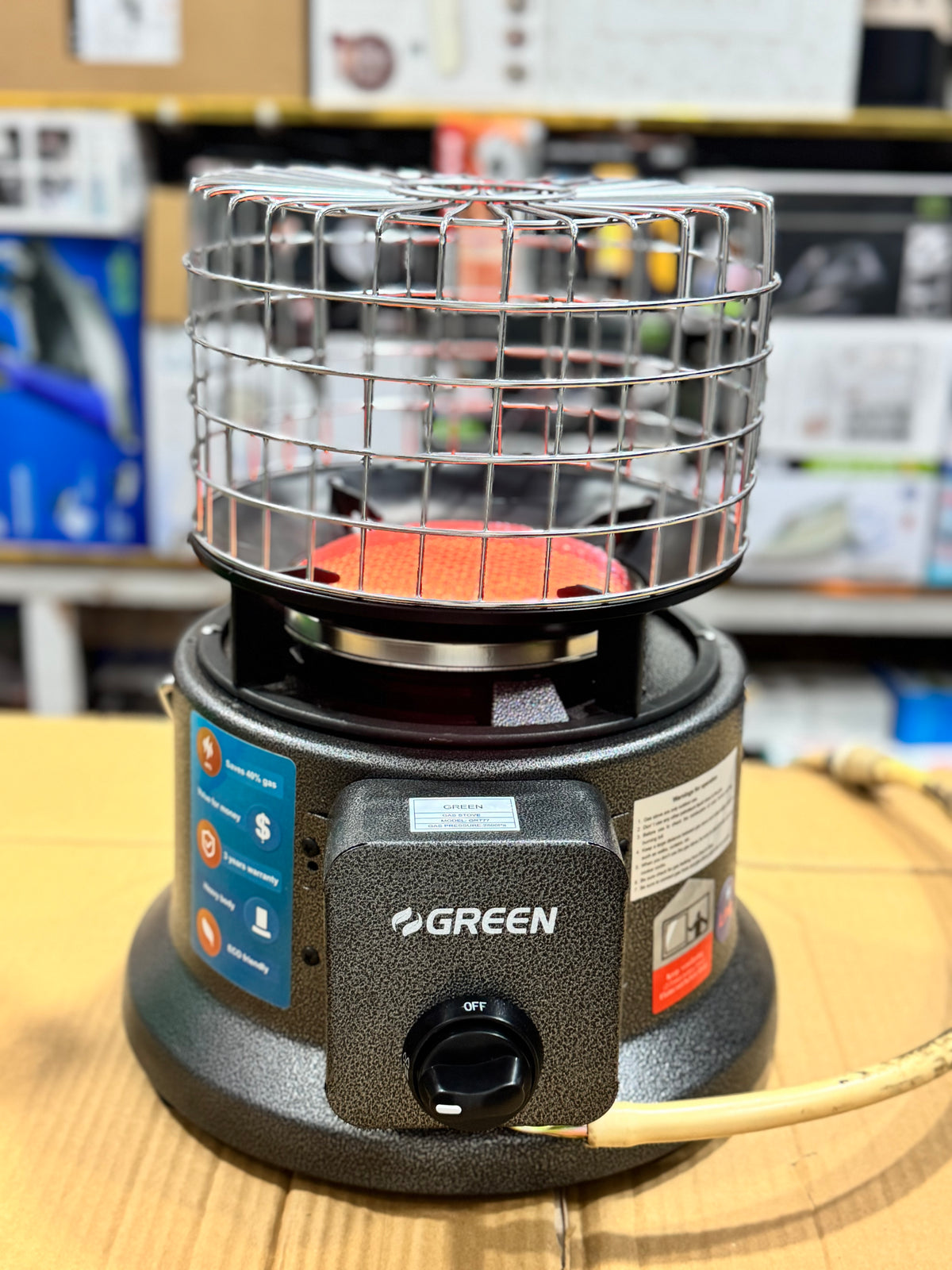 Green GR777 Single Burner Gas Stove