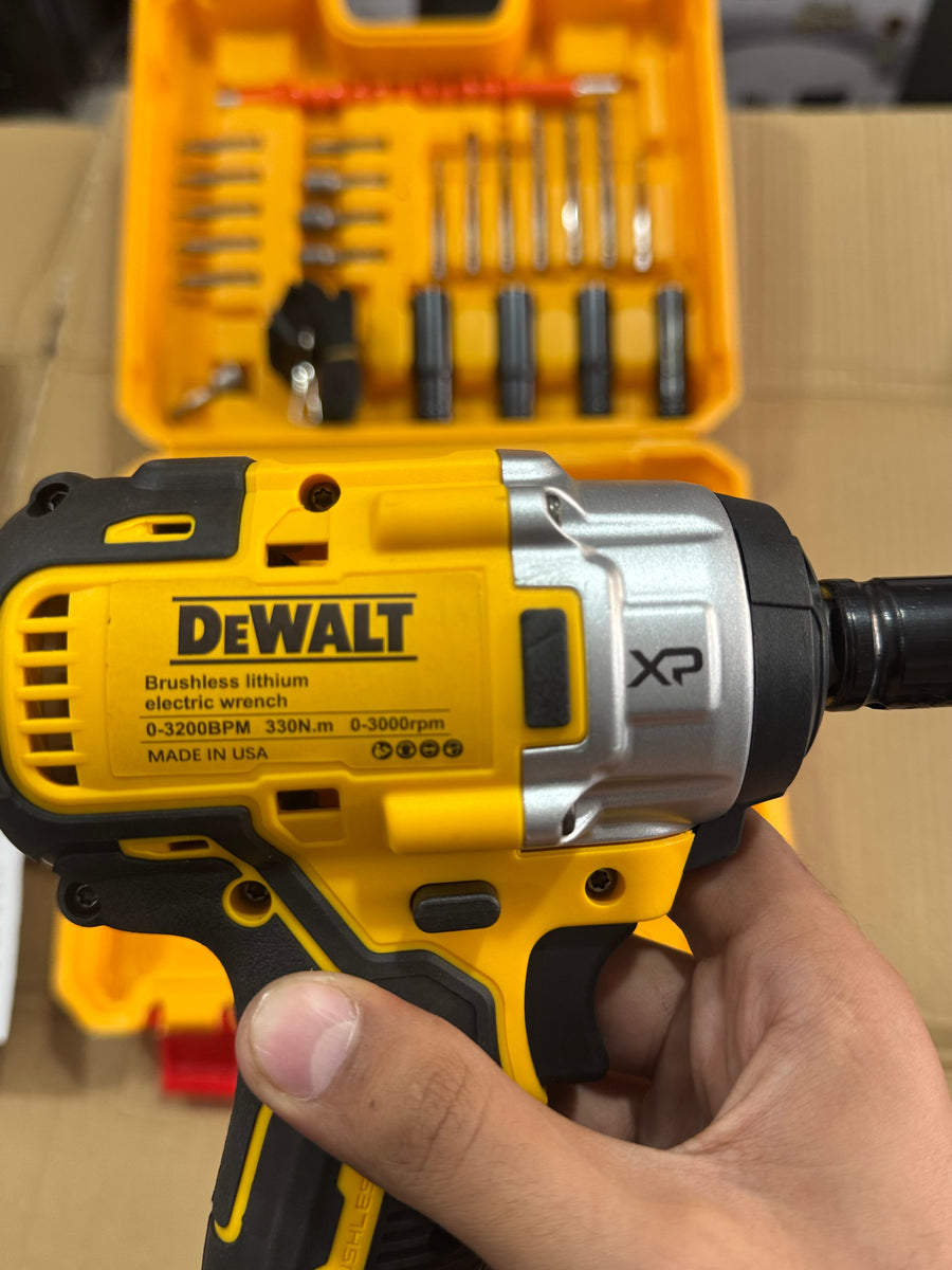 DeWalt Style 328V Brushless Cordless Impact Wrench Set GM Electronic