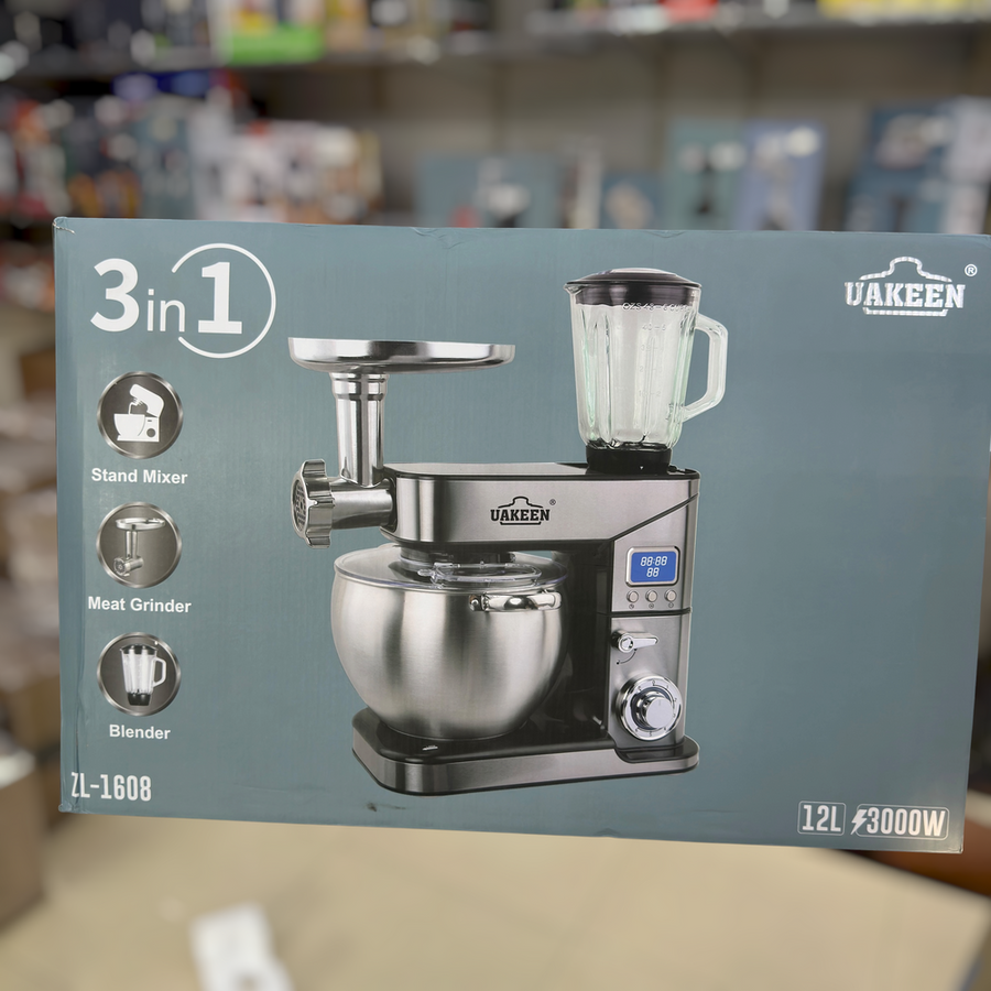 Uakeen 12L Multifunctional Stand Mixer ZL-1608 - GM Electronic