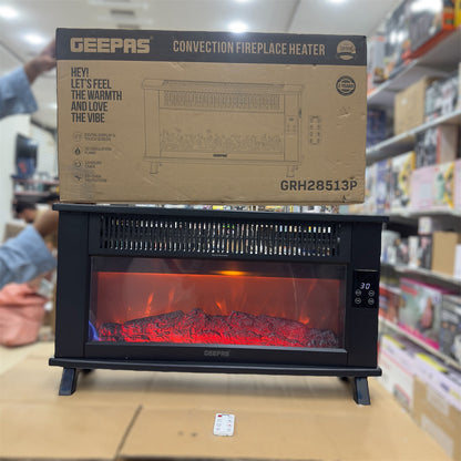 Geepas Convection Fireplace Heater 28513 GM Electronic