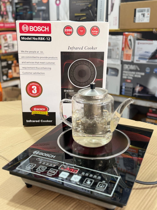 Bosch 2200W Infrared Cooker RBK-12 | Energy Saving Electric Stove
