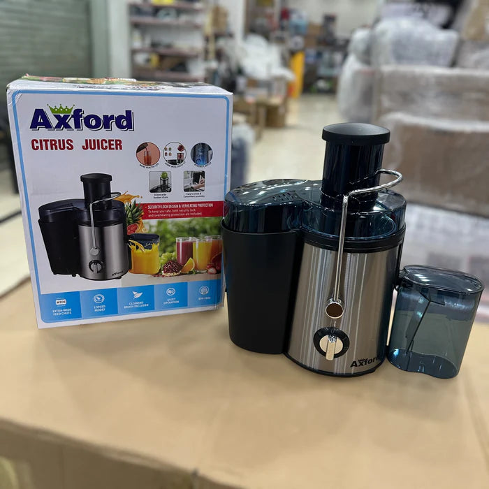 Axford Citrus Juicer with 65mm Wide Feed Chute