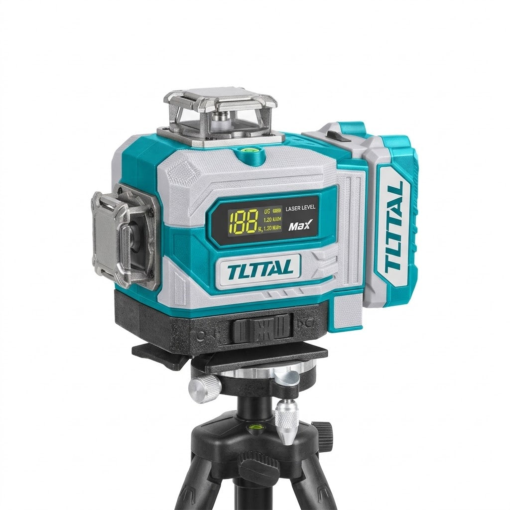 Total Green Laser Level with Tripod & Carry Case GM Electronic