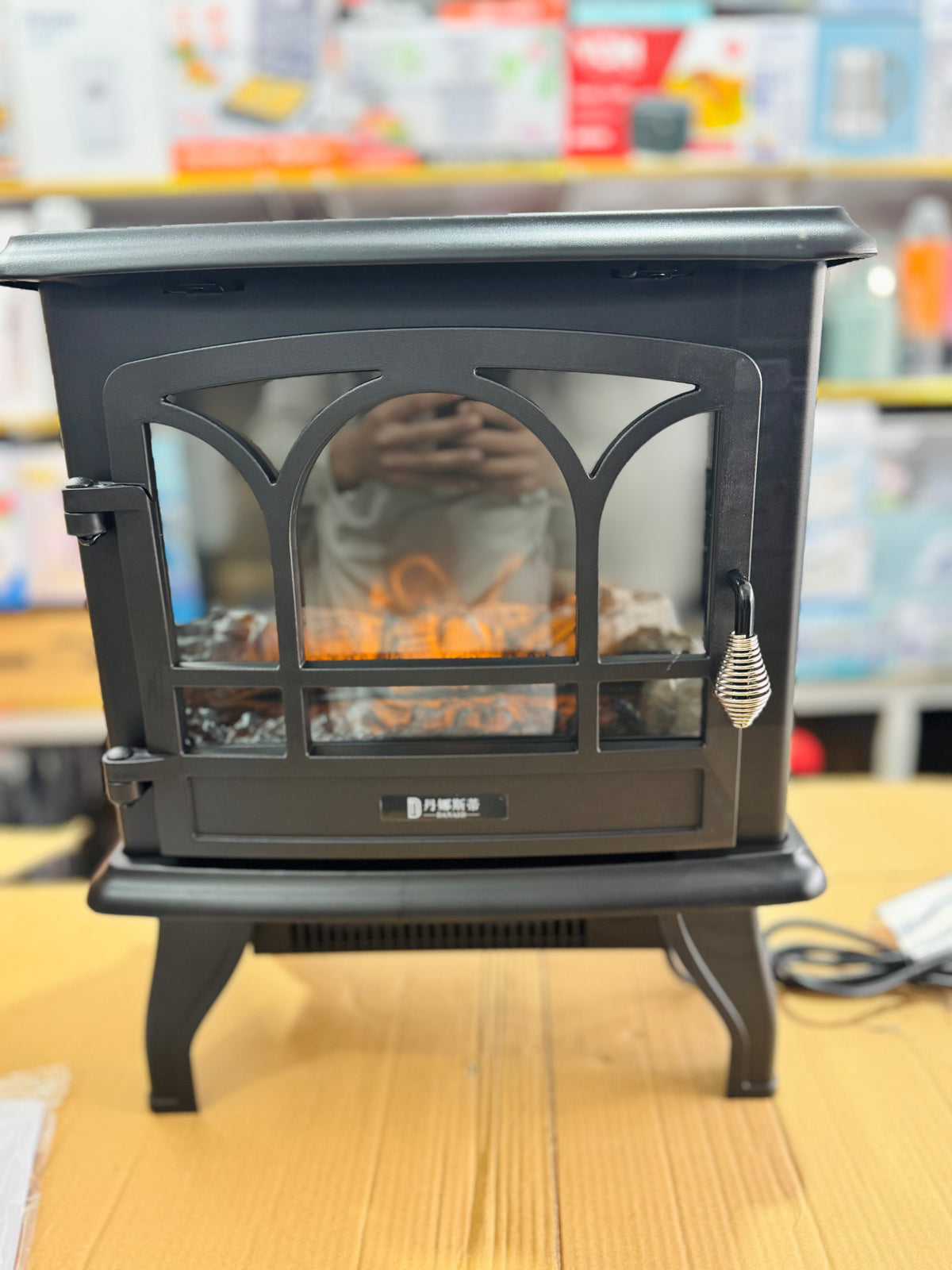 Danasd Electric Fireplace Heater with Flame Effect (SC507-17) GM Electronic