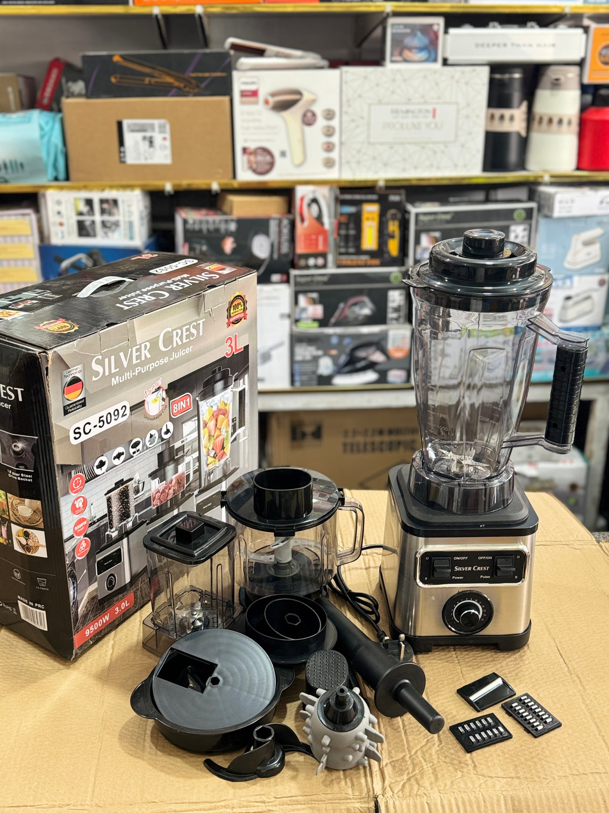 Silver Crest SC-5092 8-in-1 Multi-Purpose Juicer Blender 3L GM Electronic