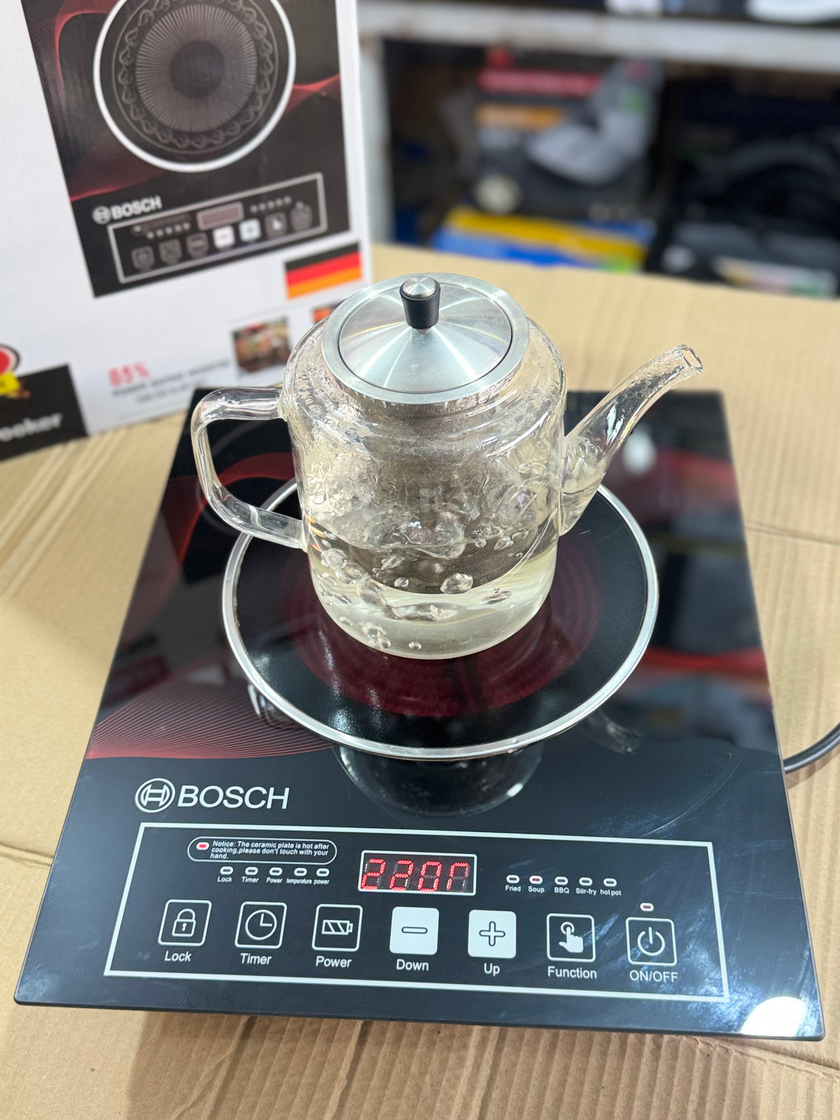 Bosch 2200W Infrared Cooker RBK-12 | Energy Saving Electric Stove GM Electronic