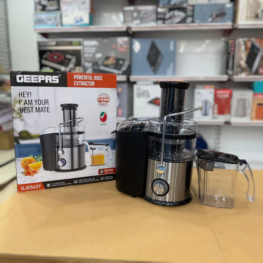 Geepas GJE5437 800W Powerful  slow Juice Extractor