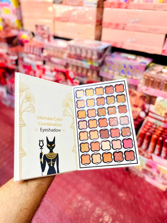 Nora Flowers Beauty Book Makeup Kit 5-in-1 – Eyebrow Powder & Makeup Palette