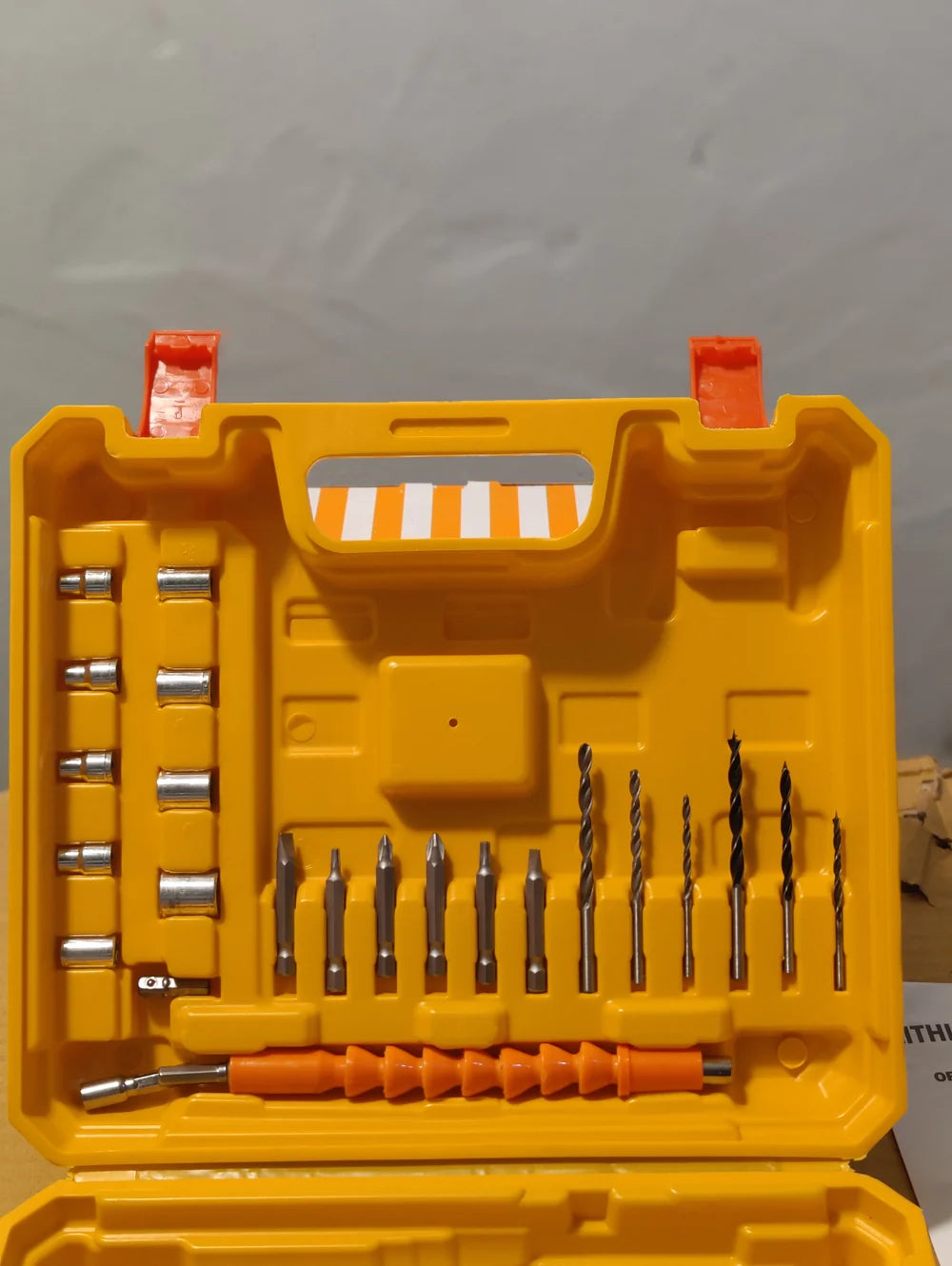 ABD 21V Cordless Impact Drill & Screwdriver Toolkit with Dual Lithium-Ion Batteries & Accessory Kit