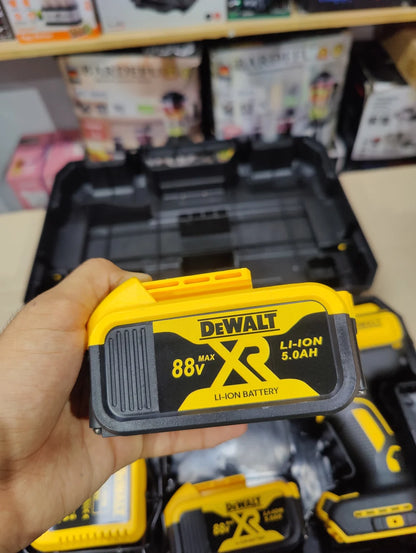 DeWalt 88V Max XR Cordless Brushless Drill Kit (13mm Chuck, 2x Battery)