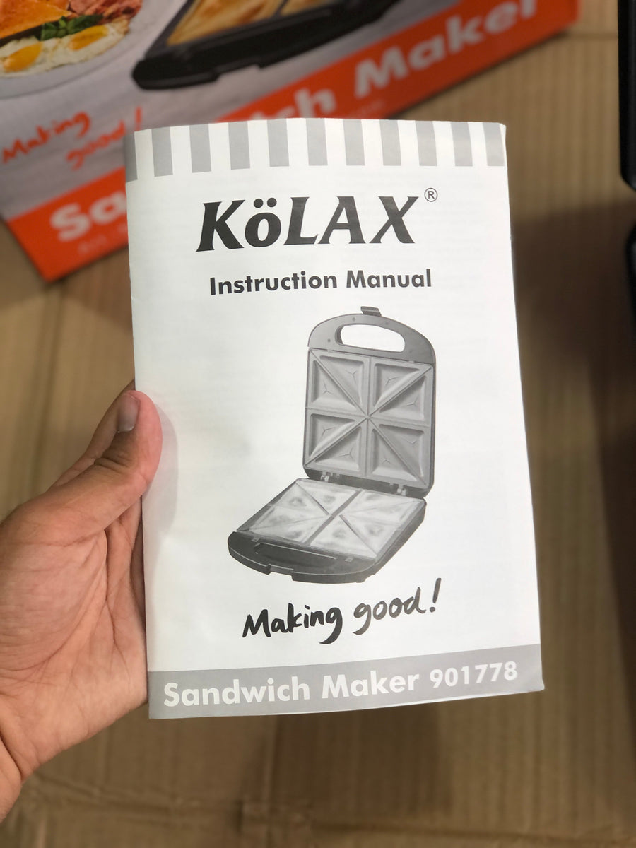 kolax 8 Slices Sandwich Maker - GM Electronic