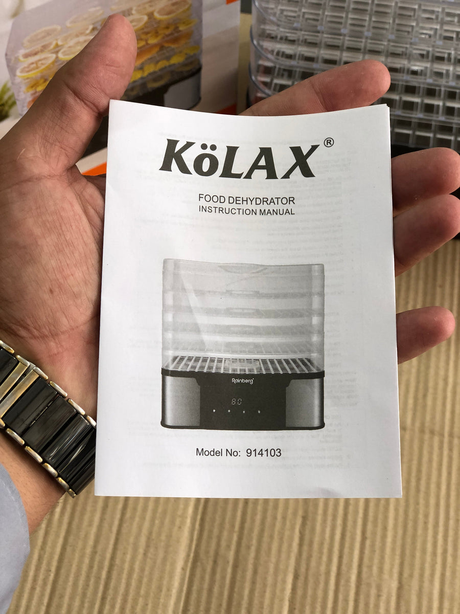 Kolax 5 Tray Food Dehydrator 914103 - GM Electronic