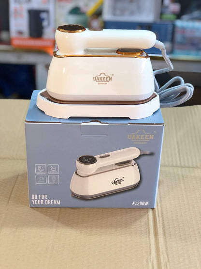 UAKEEN 1300W Mini Travel Steam Iron with LCD Display