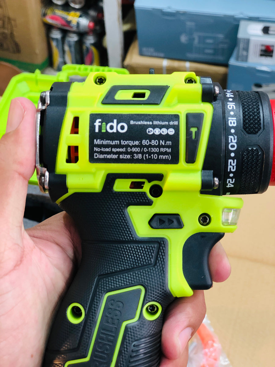 FIDO Rechargeable 21V Drill Set - GM Electronic