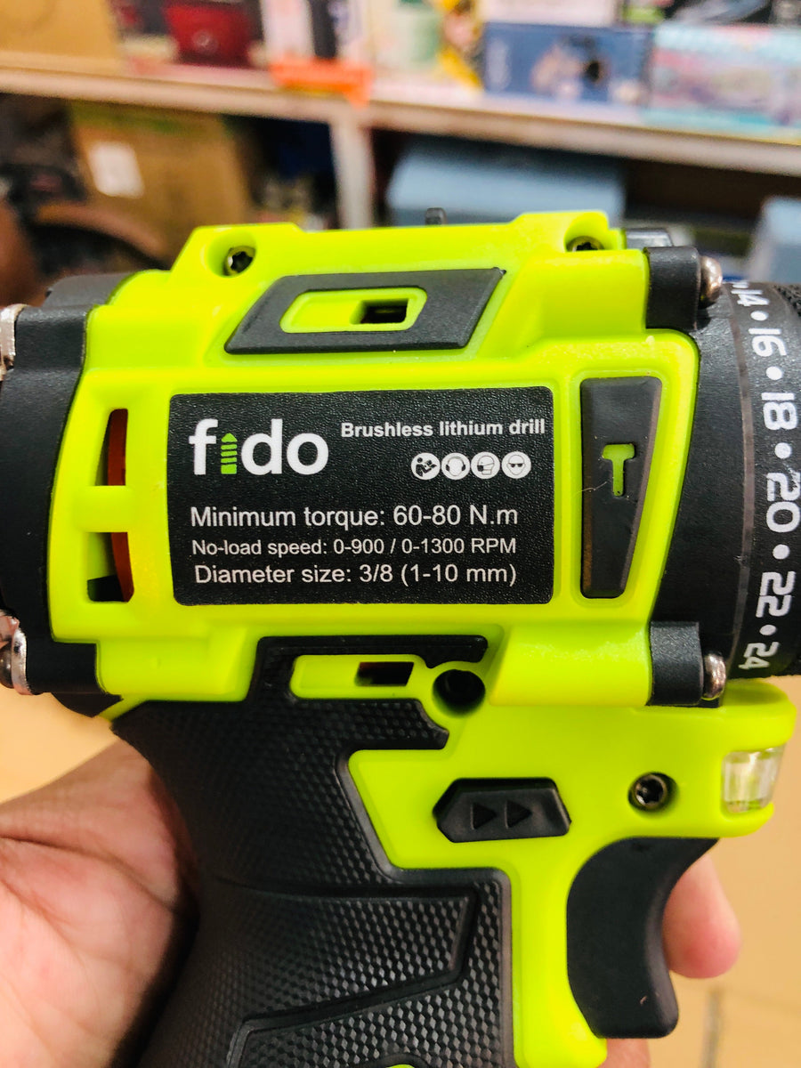 FIDO Rechargeable 21V Drill Set - GM Electronic