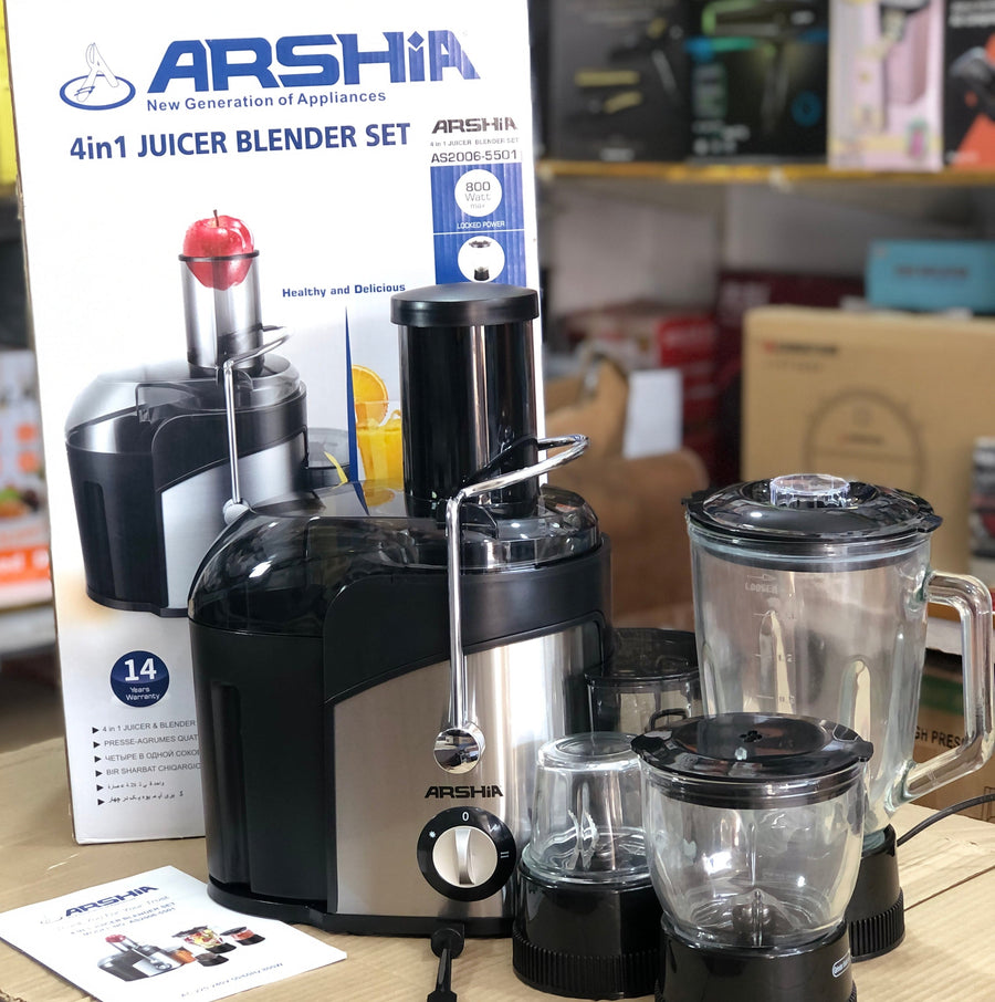 Arshia 4 in 1 Food Factory Set AS2006-5501 Quetta Imports