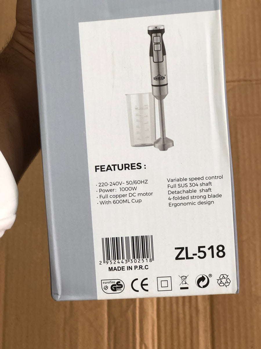Uakeen Hand blender Zl-518 Quetta Imports