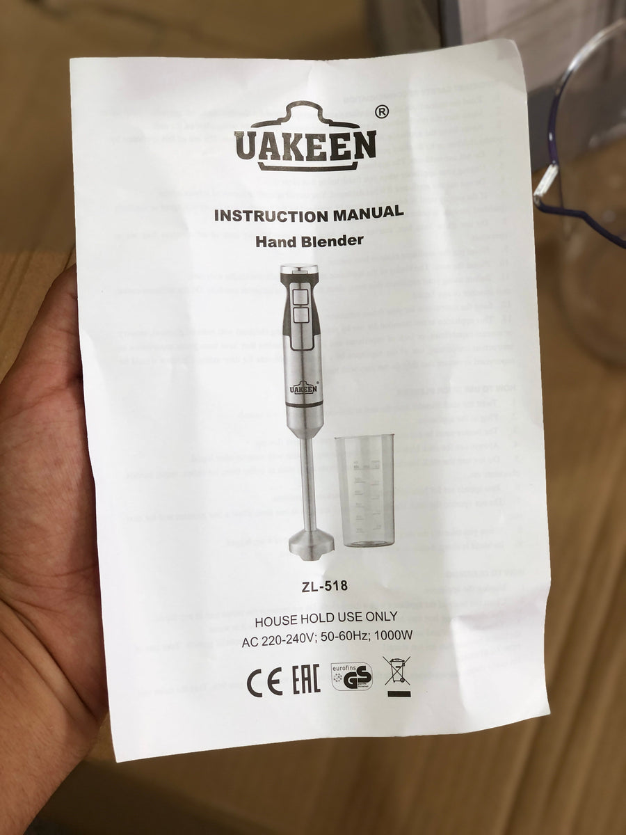 Uakeen Hand blender Zl-518 Quetta Imports