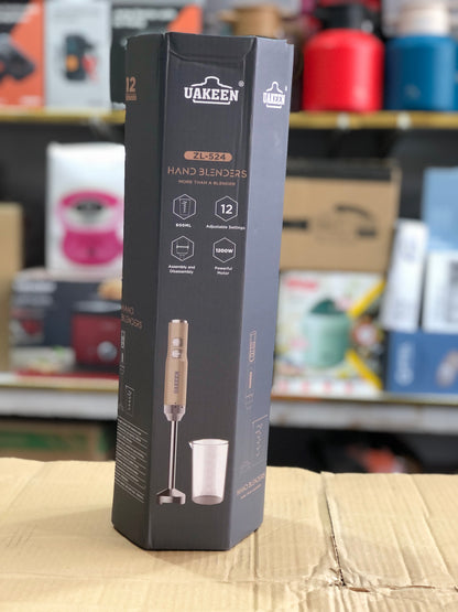 Uakeen 2 in 1 Electric Hand Blender Set Zl-524 Quetta Imports