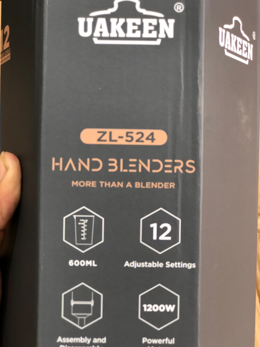 Uakeen 2 in 1 Electric Hand Blender Set Zl-524 Quetta Imports