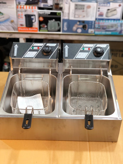 Avinas Double 6.8L+6.8L Deep Fryer AV-668y Quetta Imports